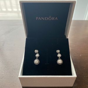PANDORA Earrings Eternal Elegance Sterling…